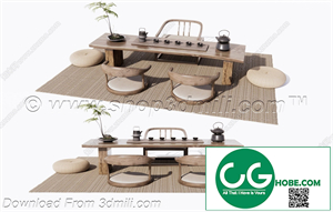 Tea Room 13 3D Model
